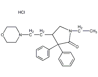 1-Ethyl-4-(2-morpholinoethyl)-3,3-diphenylpyrrolidin-2-one monohydrochloride