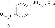 N-乙基-4-硝基苯胺结构式