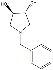 (3R,4R)-(-)-1-苄基-3,4-二醇结构式