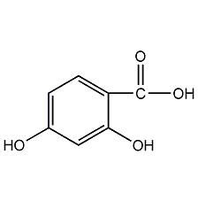 2,4-二羟基苯甲酸结构式