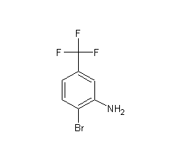 2-溴-5-三氟甲苯苯胺结构式