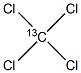 四氯化碳-13C结构式