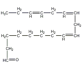(8Z,11Z,14Z)-8,11,14-十七(碳)三烯醛结构式