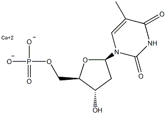 5'-胸苷酸钙盐结构式