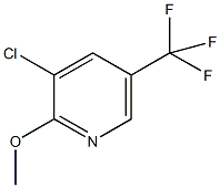 3-氯-2-甲氧基-5-(三氟甲基)吡啶结构式