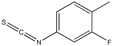 3-氟-4-甲基苯异氰酸酯结构式