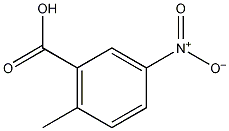 2-甲基-5-硝基苯甲酸结构式