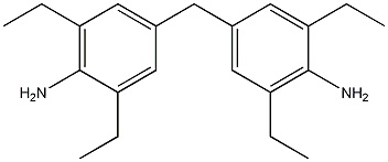 4,4'-亚甲基双(2,6-二乙基苯胺)结构式