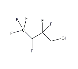 2,2,3,4,4,4-六氟-1-丁醇结构式