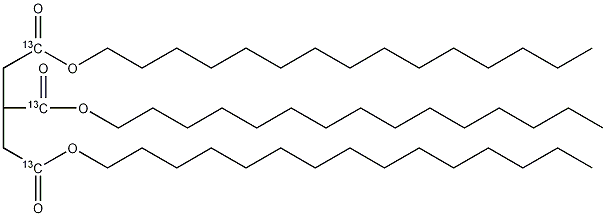 三棕榈酸甘油酯-2-13C结构式