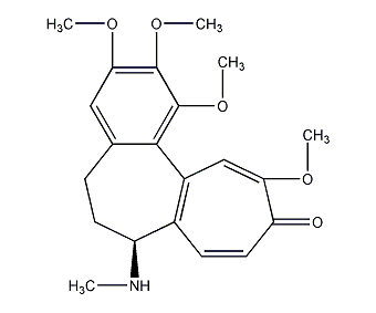 秋水仙胺结构式