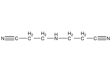 双(2-氰乙基)胺结构式