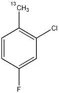 2-氯-4-氟甲苯-α-13C结构式