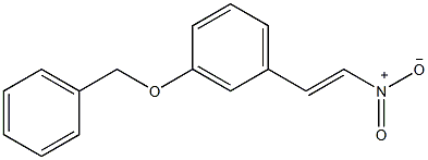 3-苄氧基-反-β-硝基苯乙烯结构式