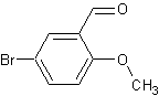 5-溴-2-甲氧基苯甲醛结构式