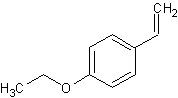 4-乙氧基苯乙烯结构式