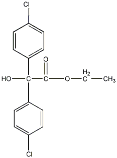 氯二苯乙醇酸盐结构式