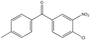 4-氯-4'-甲基-3-硝基二苯甲酮结构式
