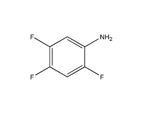 2,4,5-三氟苯胺结构式