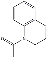 1-乙酰-1,2,3,4-四氢喹啉结构式