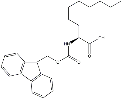 (S)-N-FMOC-辛基甘氨酸结构式