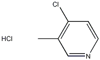 4-氯-3-甲基吡啶盐酸盐结构式