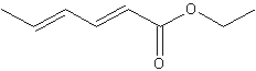 山梨酸乙酯结构式
