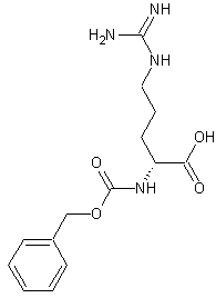 N-α-羰基苯氧基-D-精氨酸结构式