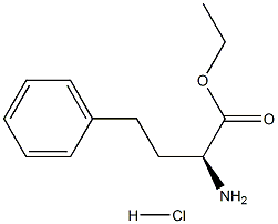 (S)-(+)-2-氨基-4-苯基丁酸乙酯盐酸盐结构式