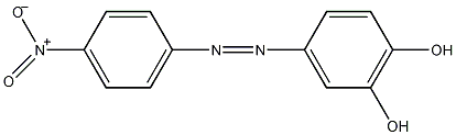 4-(4-硝基苯偶氮)邻苯二酚结构式