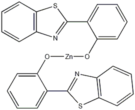 双[2-(2-苯并噻吩)酚拉]锌结构式
