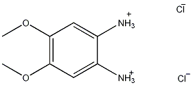 1,2-二氨基-4,5-二甲苯二盐酸盐结构式
