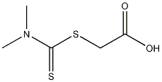 S-(N,N-二甲硫甲酰)巯基乙酸结构式
