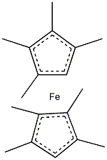 双(四甲基环戊二烯)铁结构式