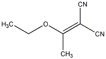 1-(乙氧基乙烯基)丙二腈结构式