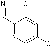 3,5-二氯-2-氰基吡啶结构式