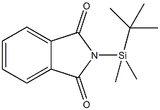 N-(叔丁基二甲基甲硅烷基)邻苯二甲酰亚胺结构式
