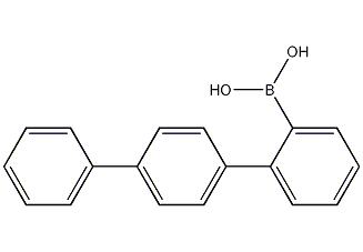 2-对三联苯硼酸结构式