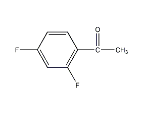 2,4-二氟苯乙酮结构式