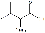 DL-缬氨酸-15N结构式