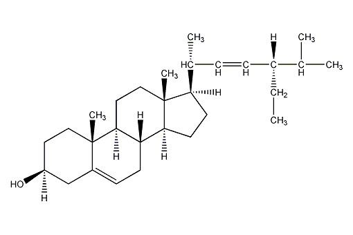 豆甾醇结构式