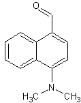 4-二甲氨基-1-萘醛结构式