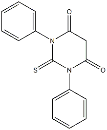 1,3-二苯基-2-硫代巴比土酸结构式