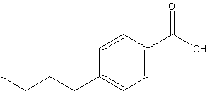 4-丁基苯甲酸结构式