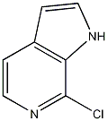 7-氯代-6-氮杂吲哚结构式