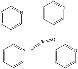 反-二氧代四(吡啶)铼(V)结构式