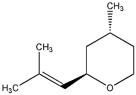 4-methyl-2-(2-methylpropenyl)tetrahydro-2H-pyran