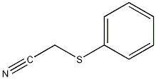 苯硫基乙腈结构式