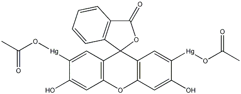 乙酸汞荧光素结构式