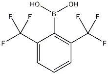 2,6-双(三氟甲基)苯硼酸结构式